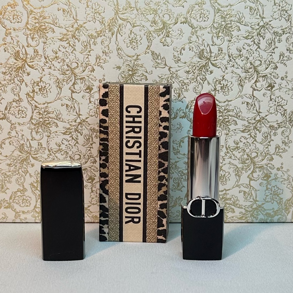 Dior Rouge Dior 999 Satin with  Mitzah box